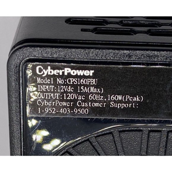 Cyber Power 120 Watt Peak 2 In 1 Mobile Power Inverter A/C USB Other Chargers To - Picture 6 of 16